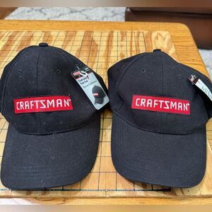 2* Vintage 90s Craft-sportswear Men's Black Hats bundle